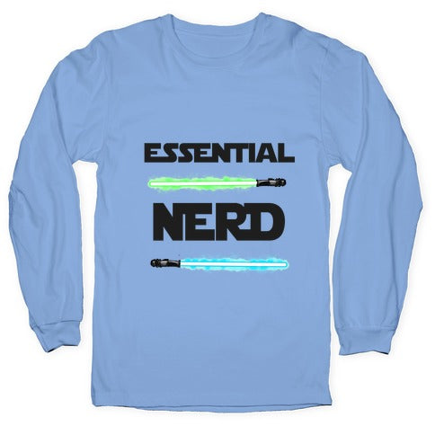 Essential Nerd Star Wars Parody Lightsaber Longsleeve Tee